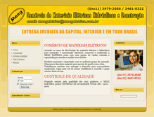 Tablet Screenshot of meegeletrica.com.br
